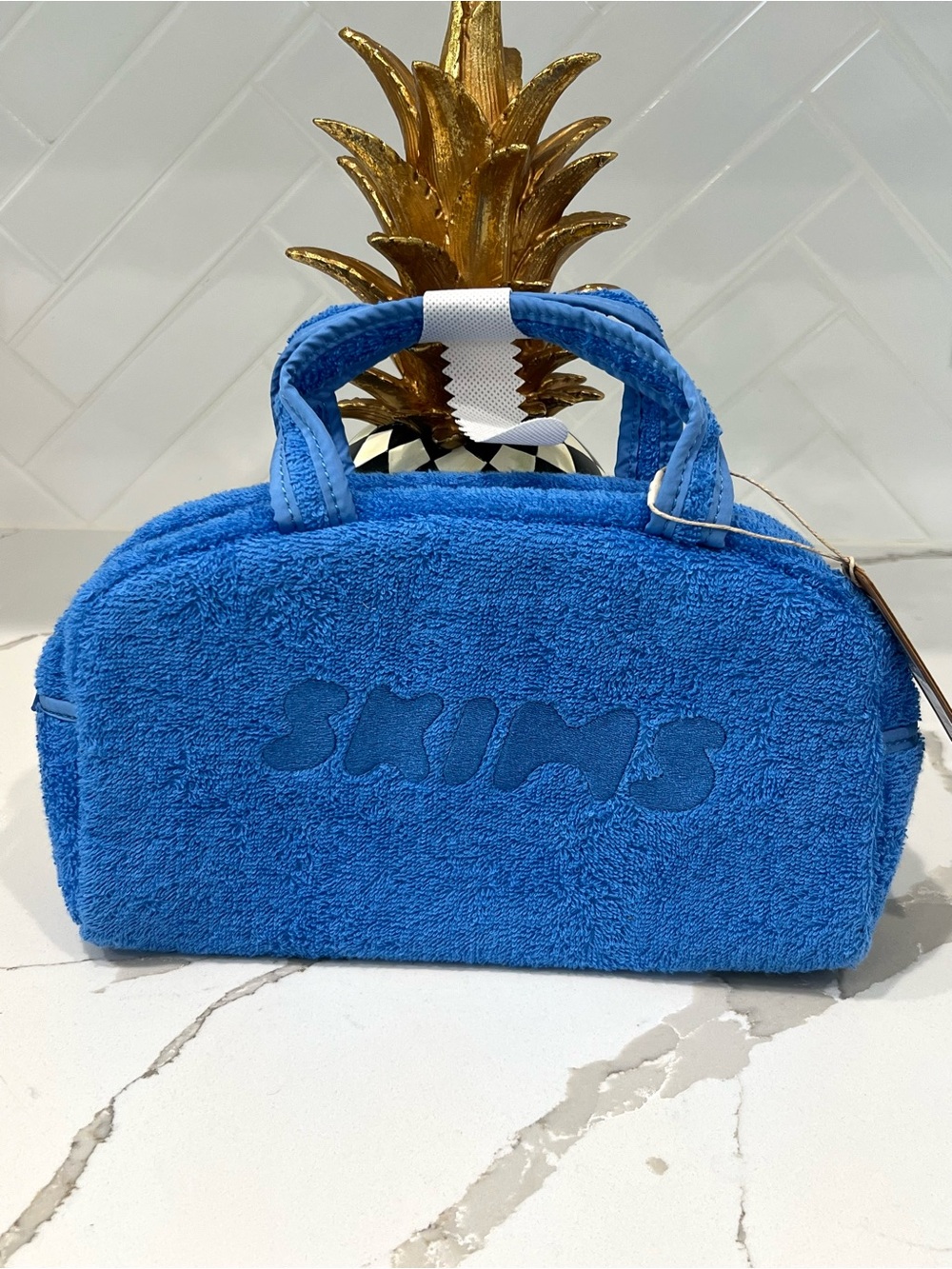NWT SKIMS TERRY COVER-UPS MINI DUFFLE BAG